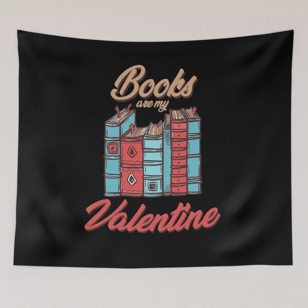 Item preview, Books Are My Valentine designed and sold by DesignByJK.