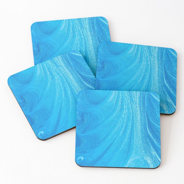Item preview, Turquoise Blue Liquid Marble  designed and sold by newburyboutique.