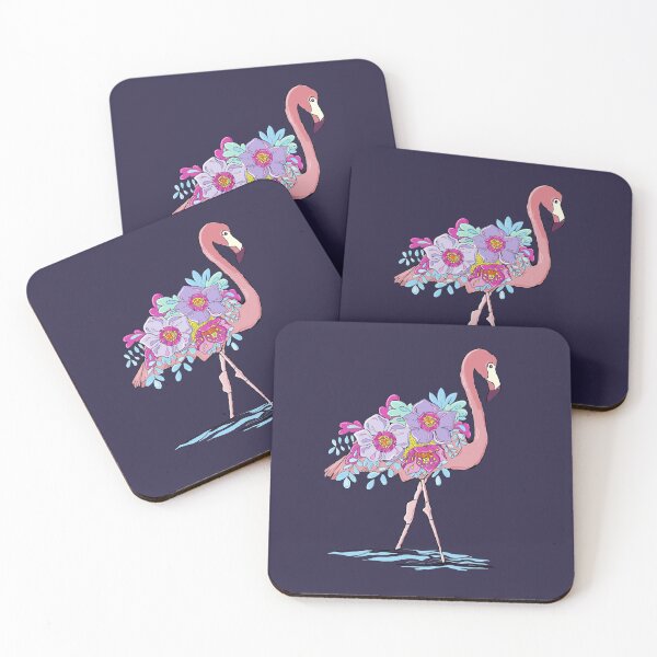 Item preview, Flamingo and Flowers designed and sold by Sarah Connor.
