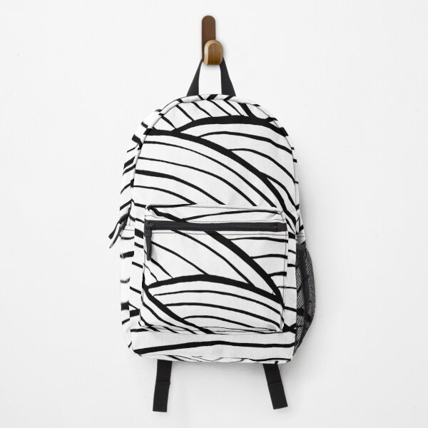 Item preview, Black And White Ocean Waves Pattern designed and sold by SwePattern.