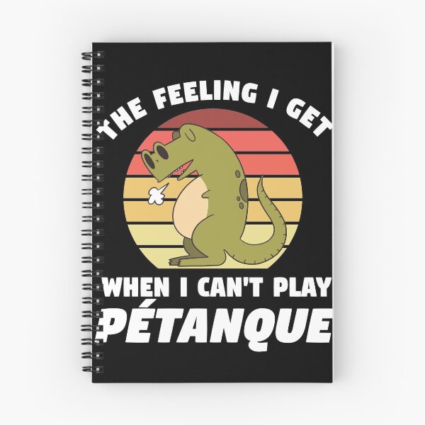 Item preview, Funny Petanque Dinosaur designed and sold by gloryandbliss.
