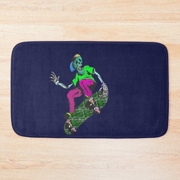 Item preview, Skull-Cows playing-skateboard designed and sold by MANINFEAR.