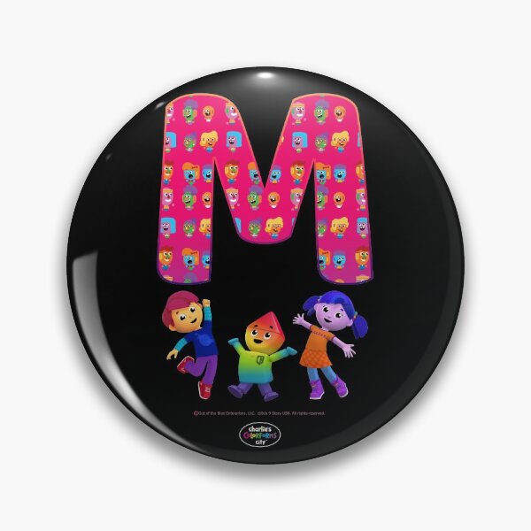 Item preview, Charlie's Colorforms City Monogram Initial M designed and sold by PacificStreams.