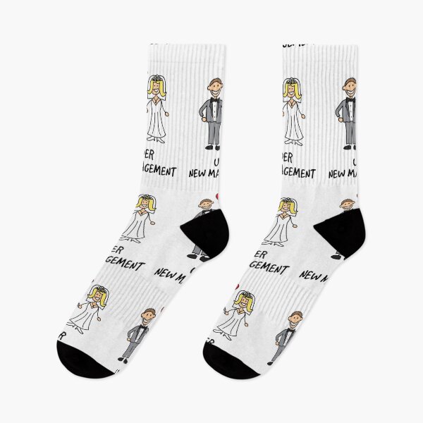 Item preview, Under New Management - Wedding Cartoon designed and sold by SpoofTShirts.