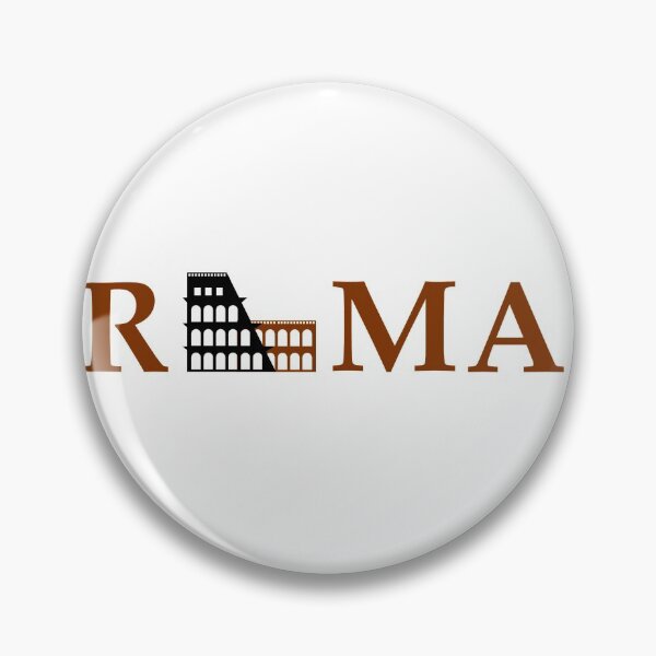 Item preview, Colosseum and Roma in black and brown designed and sold by The-Roman-Lady.