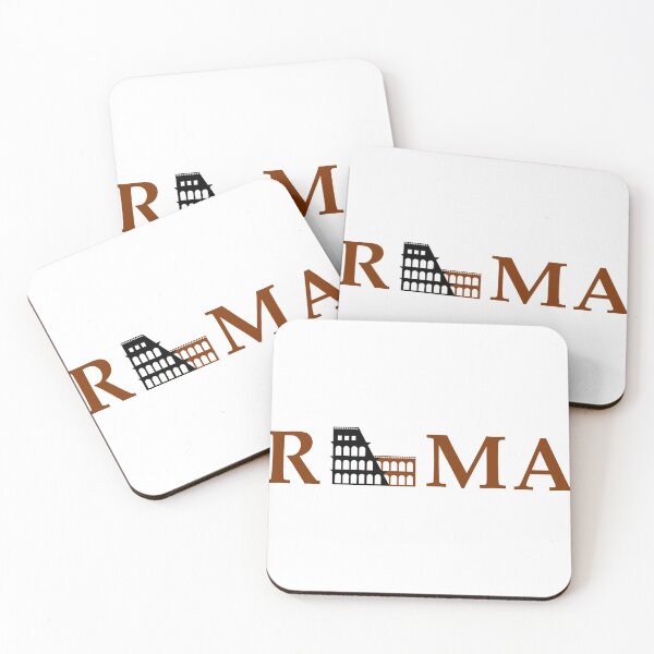 Item preview, Colosseum and Roma in black and brown designed and sold by The-Roman-Lady.