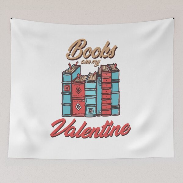 Item preview, Books Are My Valentine designed and sold by DesignByJK.