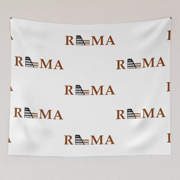 Item preview, Colosseum and Roma in black and brown designed and sold by The-Roman-Lady.