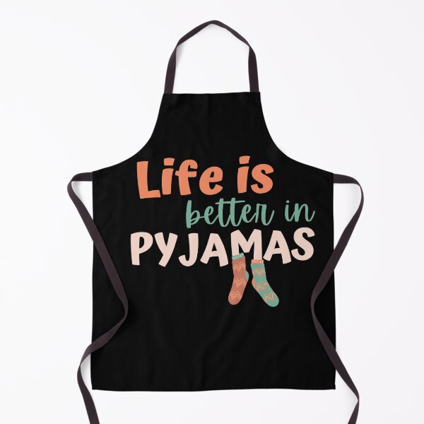 Item preview, Life is better in pyjamas - lazy person gift designed and sold by hyggekrog.