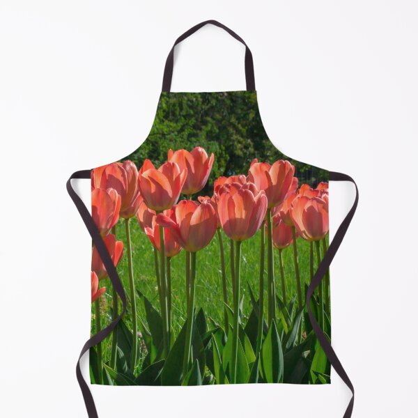 Item preview, a row of red tulips surrounded by green foliage designed and sold by nataliavavilina.