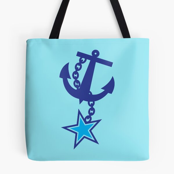 Item preview, Midnight blue with blue anchor NAVY designed and sold by jazzydevil.