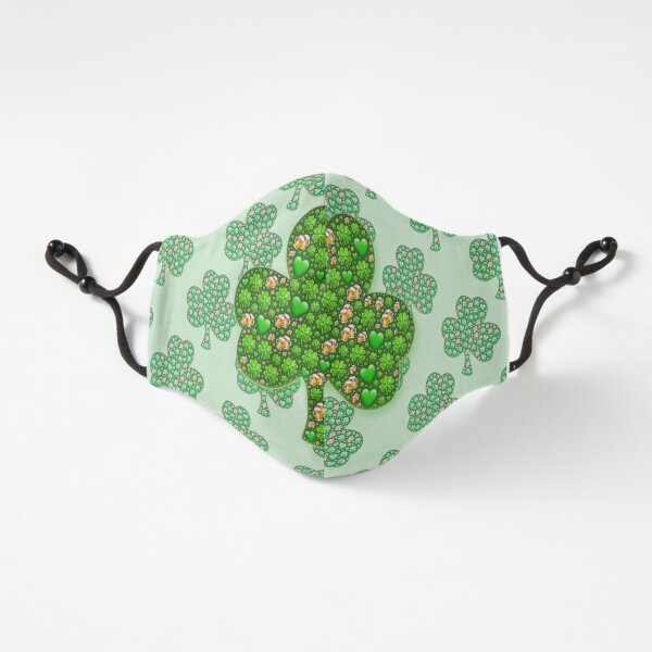 Shamrock Pattern Fitted 3-Layer