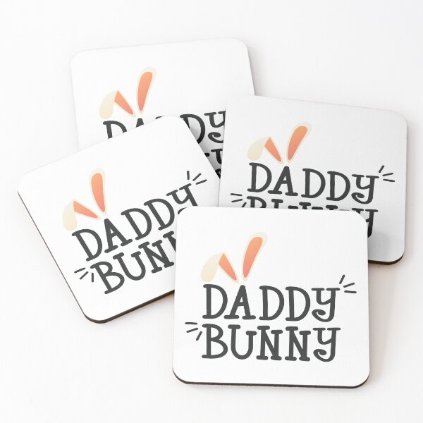 Item preview, Simple and Cute Daddy Bunny Ears Easter Typography designed and sold by Hommie9977.