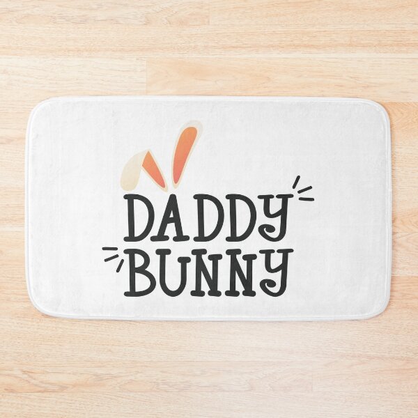 Item preview, Simple and Cute Daddy Bunny Ears Easter Typography designed and sold by Hommie9977.