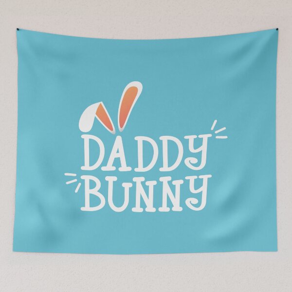 Item preview, Simple and Cute Daddy Bunny Ears Easter Typography designed and sold by Hommie9977.