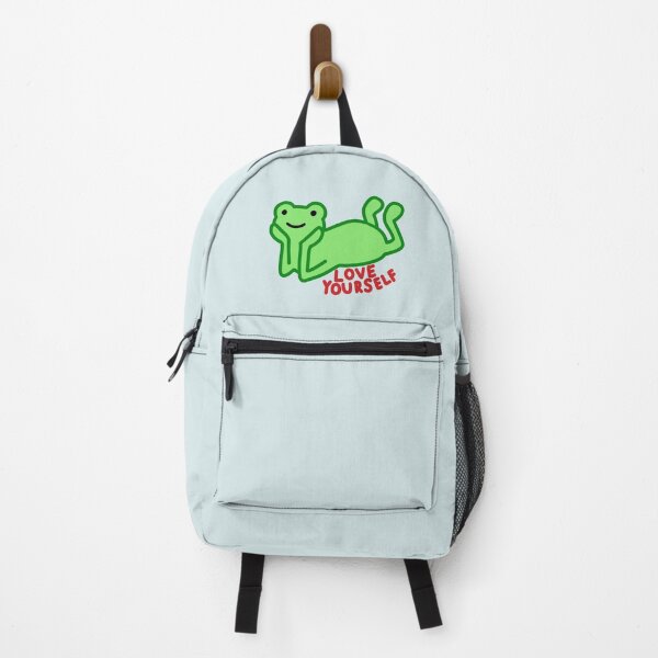 Item preview, Love yourself positivity frog designed and sold by naanlin.