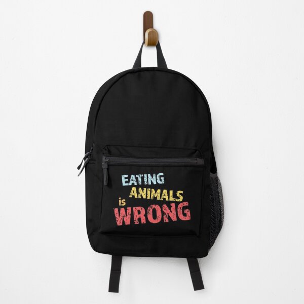 Item preview, Eating animals is wrong - For vegan and vegetarian friendly designed and sold by LookFrog.