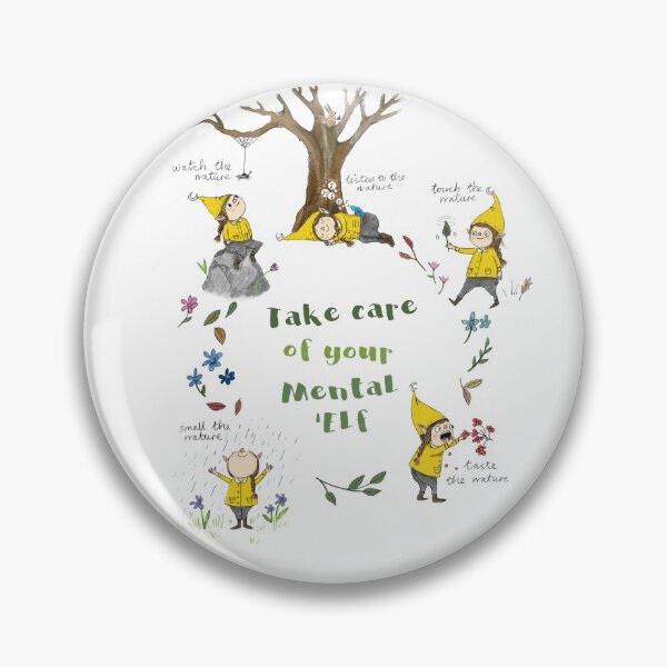 Item preview, Take care of your mental elf (mental health) designed and sold by HeidiBurton.