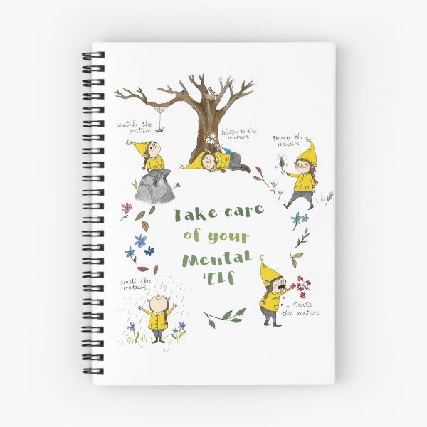 Item preview, Take care of your mental elf (mental health) designed and sold by HeidiBurton.