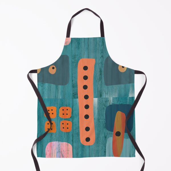 Item preview, Geometric Doodle Art Orange and Teal designed and sold by NancyMerkle.