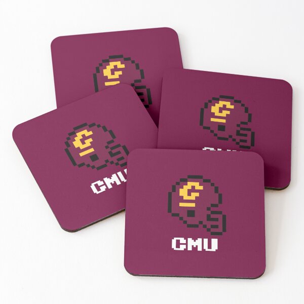 Item preview, Central Michigan Chippewas (Tecmo Super Bowl Football Helmet) designed and sold by The Armorsmith.