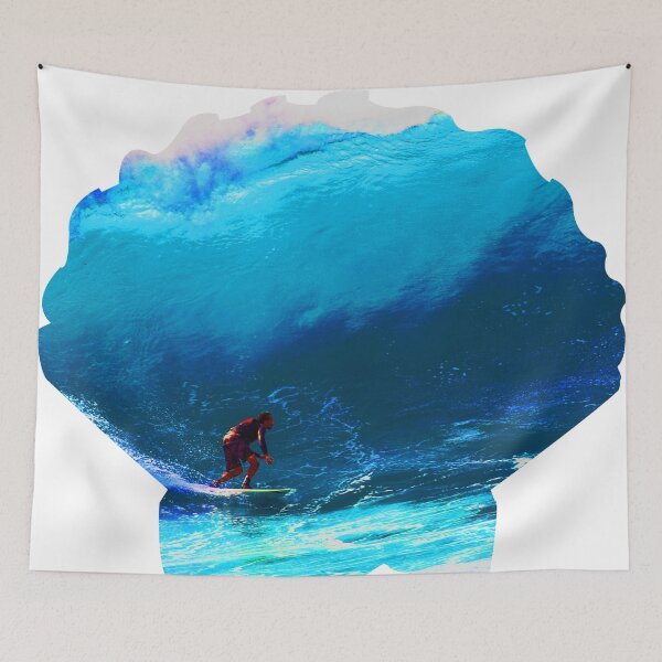 Item preview, cool summer surfing seashell designed and sold by meh4u2.