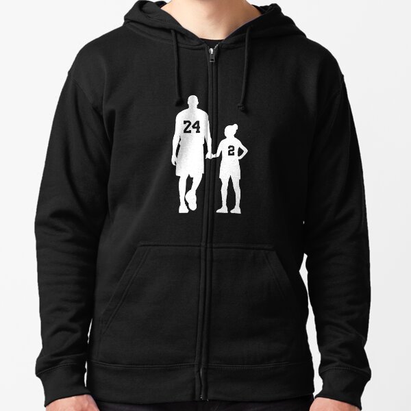 À la mémoire de Kobe et Gianna 2 Veste zippée à capuche