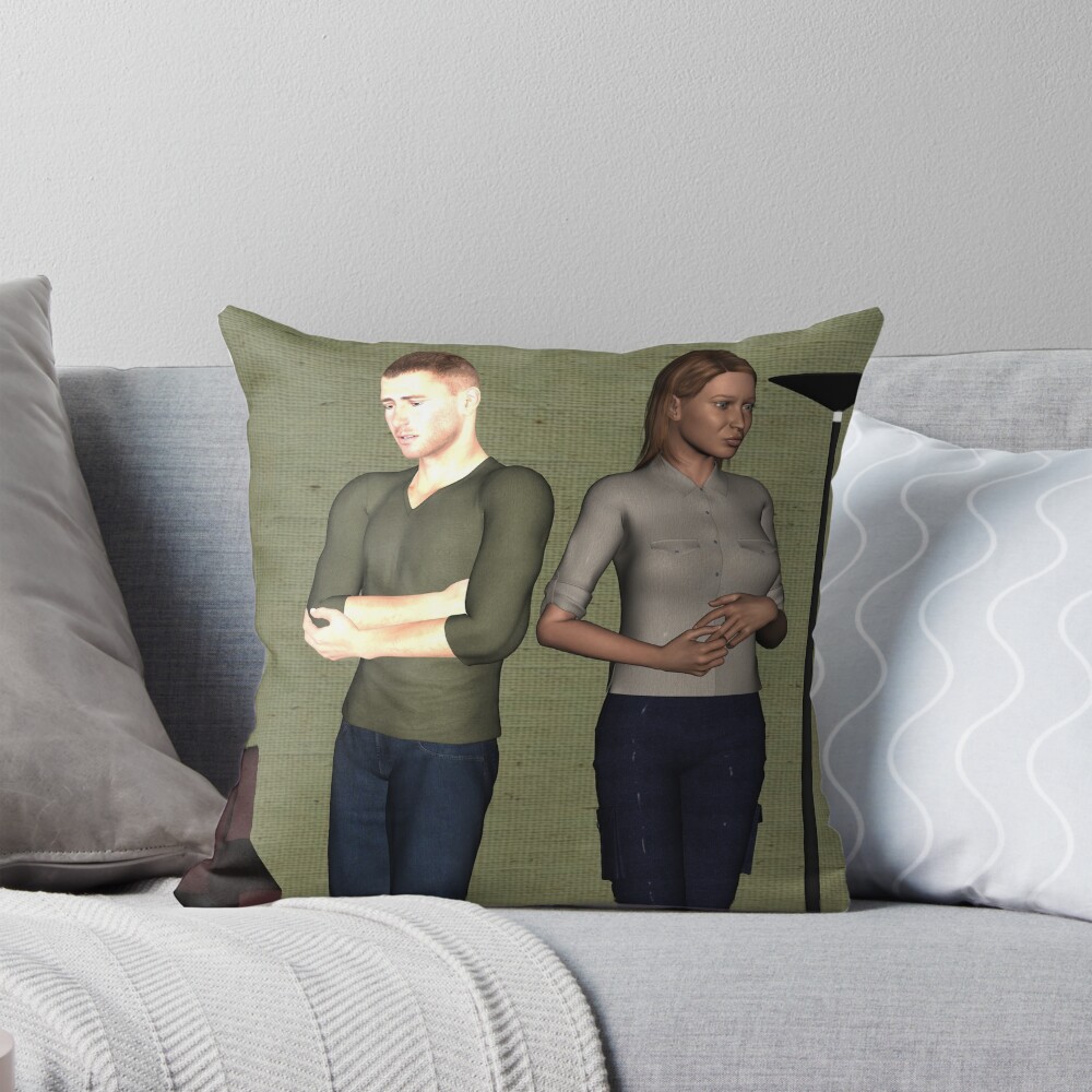 Item preview, Throw Pillow designed and sold by Colin-Bentham.