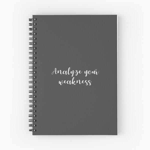 Aperçu de l'œuvre Analysez votre citation de motivation de trois mots de faiblesse créée et vendue par flexycreatives.