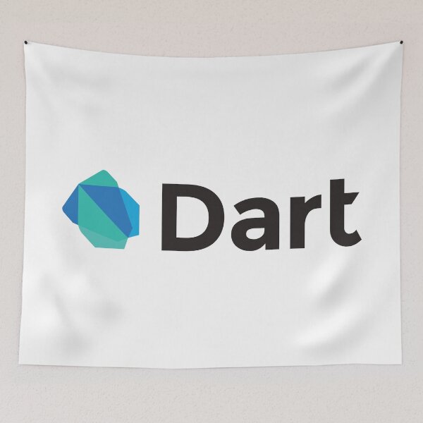 Item preview, Dart Logo with Black Text for Dart Software Engineer designed and sold by hellkni9ht.