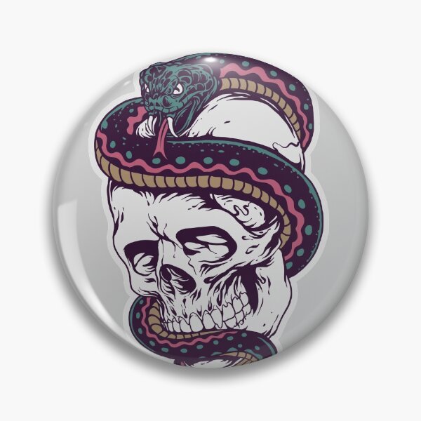Item preview, Gothic Skull Snake designed and sold by machmigo.