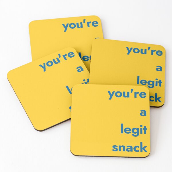 Item preview, You're A Legit Snack - The Good Place designed and sold by TheGoodPlaceOOC.
