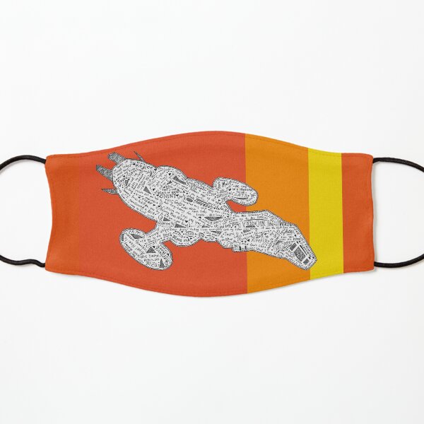 Fall Fire Fly Class Jayne Style Kids Mask