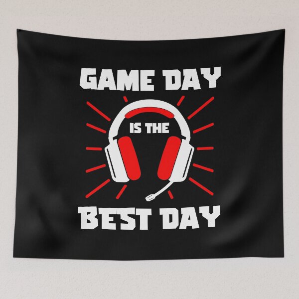 Item preview, Game day is the best day. Funny Gamer Gift Idea designed and sold by AS-Shirts.