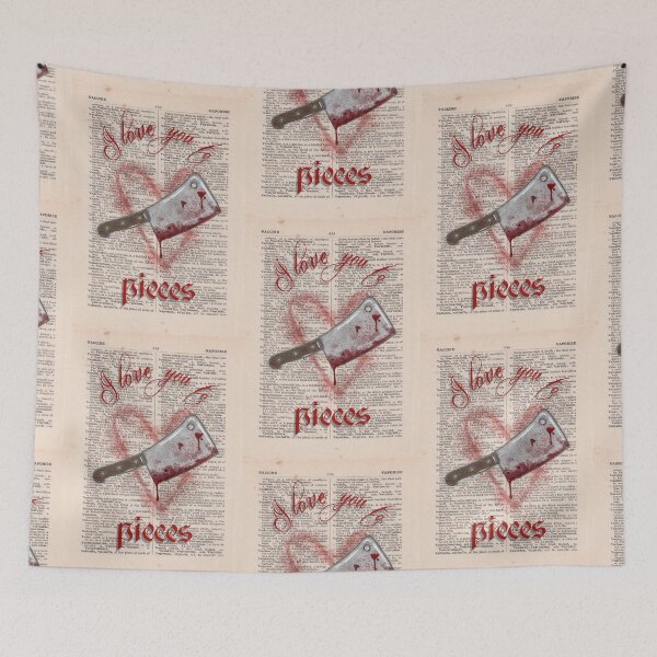 Item preview, I Love You To Pieces - Dictionary Version designed and sold by Delightfully Morose.