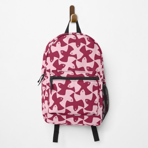 Item preview, Birds tessellation, raspberry or crimson, light or dark pattern designed and sold by aapshop.