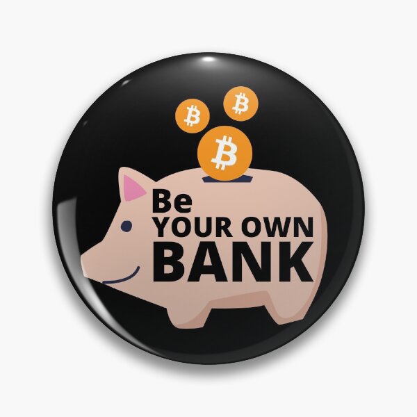 Item preview, Be your own bank - Bitcoin  designed and sold by Scubaloppy.
