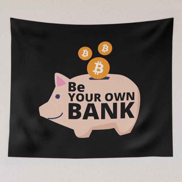 Item preview, Be your own bank - Bitcoin  designed and sold by Scubaloppy.