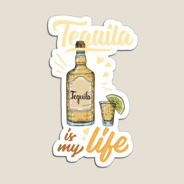 Tequila floor pub funny shots spirits gift quality magnet for fridge 