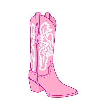 Imagen de la obra bota de vaquera rosa de Addi Alexander