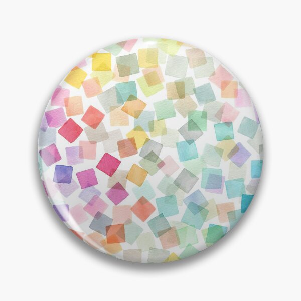 Item preview, Multicolored Confetti Party Mascot - Rainbow Squares Geometric Print designed and sold by ninoladesign.