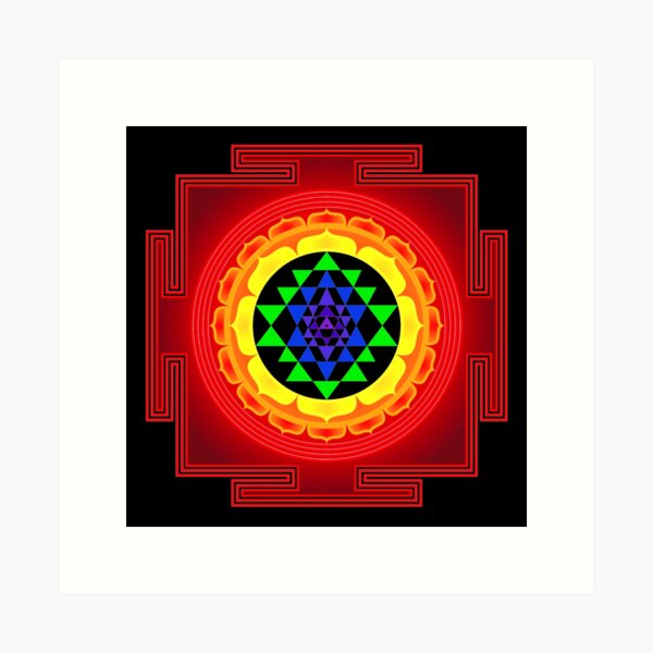 Item preview, Sri Yantra Symbol, Shri Yantra Mother All Yantras designed and sold by WallArt01.