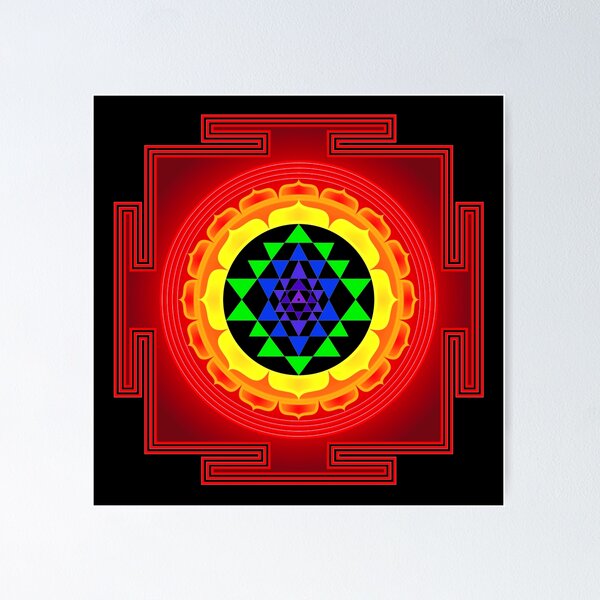 Item preview, Sri Yantra Symbol, Shri Yantra Mother All Yantras designed and sold by WallArt01.