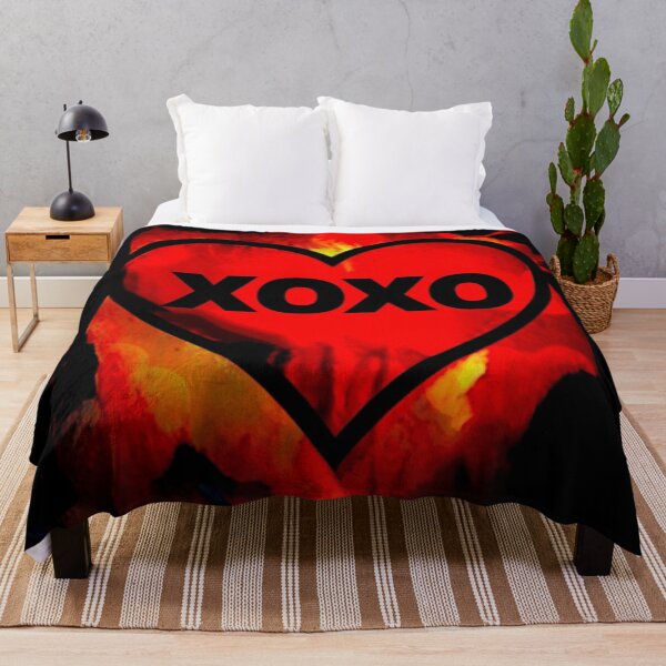 Item preview, XOXO Burning Love Heart designed and sold by Mark Jesus-Allen.