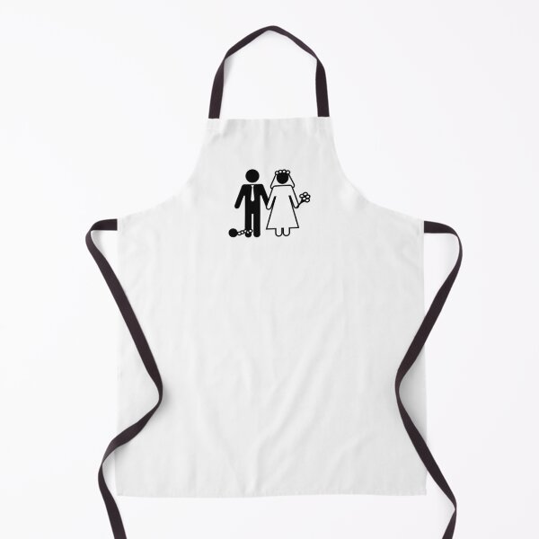 Item preview, Ball And Chain Bride and Groom Cartoon designed and sold by SpoofTShirts.