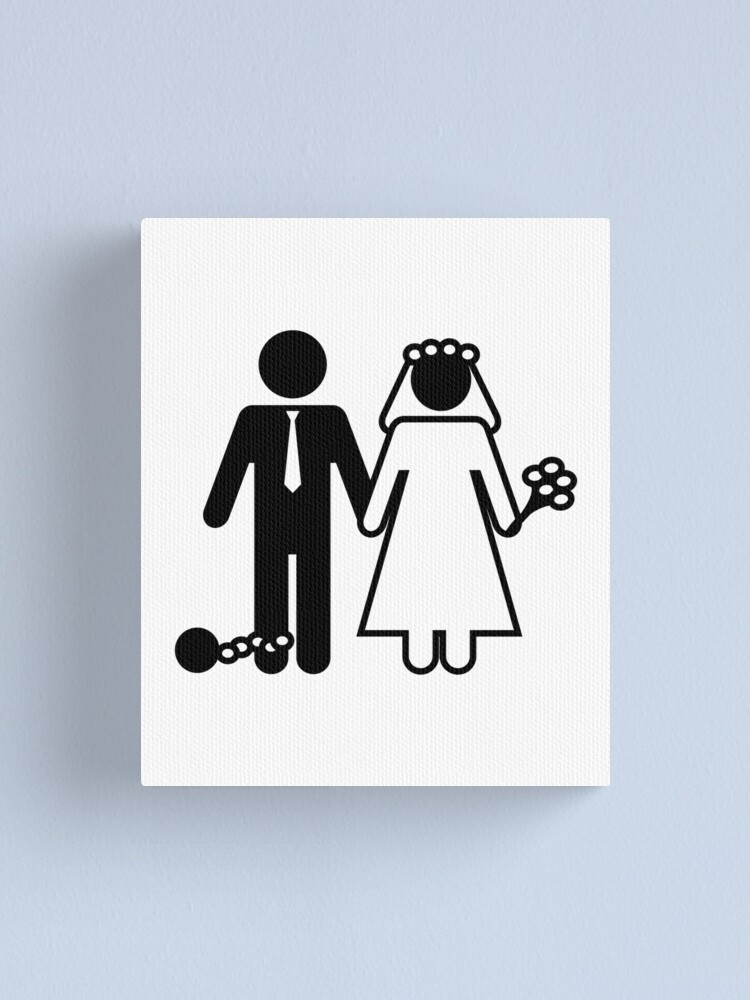 Bathroom woman icon with ball and chain silhouette