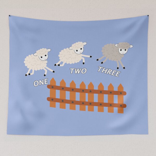 Item preview, Counting Sheep One Two Three designed and sold by janraydesigns.