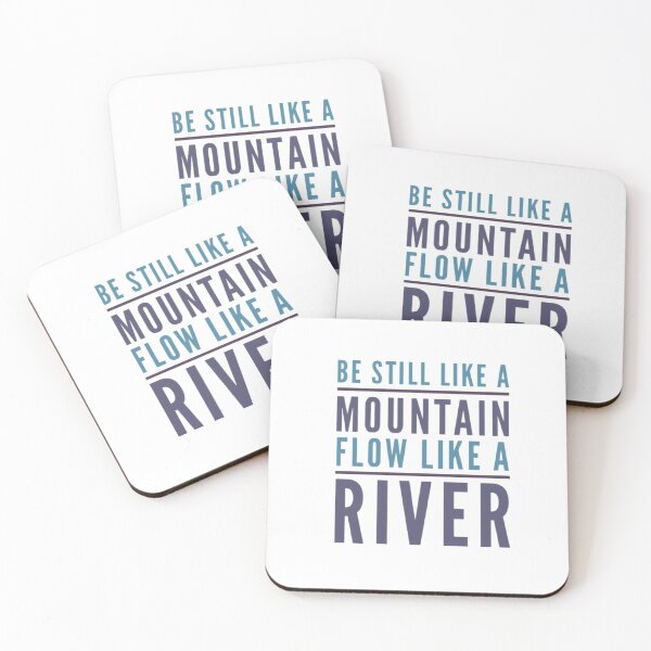 Item preview, Be Still Like a Mountain Flow Like a River designed and sold by shantishirts.