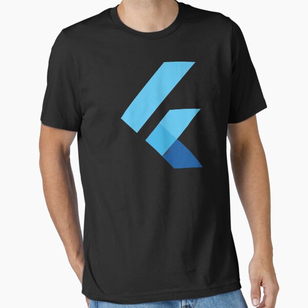 Item preview, Logo Flutter pour développeur de logiciels Flutter / Dart (noir) designed and sold by hellkni9ht.