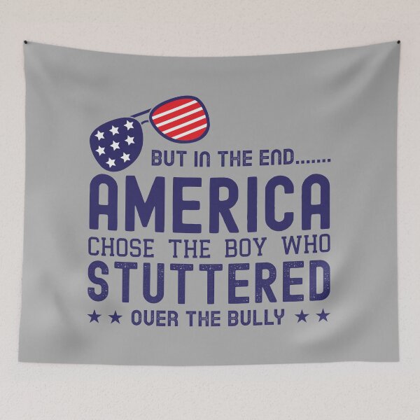 Item preview, But In The End America Chose The Boy Who Stuttered designed and sold by Mariano Topno.